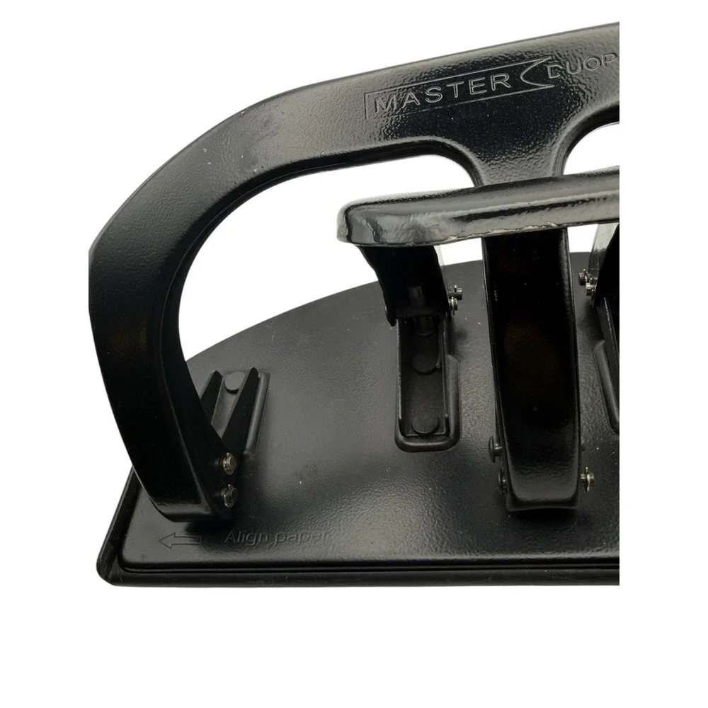 Master DP20 DuoPunch Heavy Duty Two & Three Hole Paper Punch 20 Sheet Metal